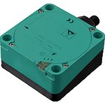 NCB40-FP-A2-P1-V1, Inductive Block-Style Proximity Sensor, 40 mm Detection, PNP Output, 10 → 60 V, IP68
