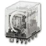 LY2N-AC24, Реле: электромагнитное; DPDT; Uобмотки: 24ВAC; 10A/110ВAC; 10А
