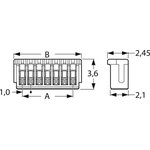 04SR-3S, -25Уж~+85Уж Free-hanging 700mA Tin 1x4P 50V 4 IDCconnector 1mm 1 P=1mm ...