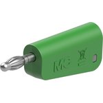 4 mm plug, screw connection, 2.5 mm², green, 64.1044-25