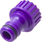 Штуцер под коннектор с внутренней резьбой 1/2", пластик ДС.070867