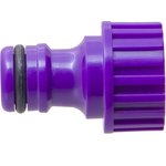 Штуцер под коннектор с внутренней резьбой 1/2", пластик ДС.070867