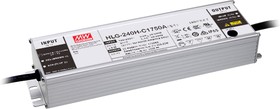 Фото 1/4 HLG-240H-C2100A, AC/DC LED, 249.9Вт, IP65, 59…119В/2100мА, блок питания для светодиодного освещения