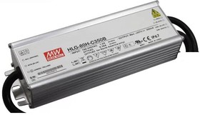 HLG-80H-C700B, AC/DC LED, 90.3Вт, IP67, 84…129В/700мА, блок питания для светодиодного освещения