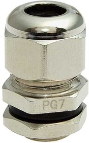 PBA07-05, Кабельный ввод , никелированная латунь