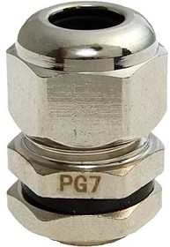 PBA07-08, Кабельный ввод ZTM-ELECTRO , никелированная латунь