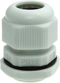 PG16 (10-14) Серый, Кабельный ввод , полиамид