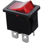 CWSB21CACF, Rocker Switches DPST ON-NONE-OFF RED
