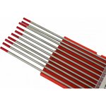 Электроды вольфрамовые WT-20 1.6 мм, красные, 10 шт 206502