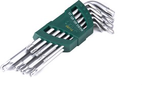 Фото 1/2 09715, Шестигранники (набор) 9пр. Угловые удлинённ. TORX пласт.блист.S2