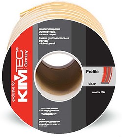 Уплотнитель KIM TEC SD5, 15х4мм черный, 100м 04-14-74 (11593848)