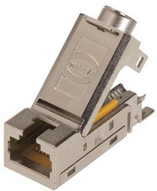 Фото 1/3 20820000002, Harting Ha-VIS preLink Series Single-Port RJ45 HIFF Jack