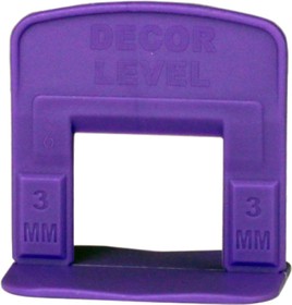 Зажим Ворота 3.0мм / 100шт пакет DECOR LEVEL (для крупноформатной плитки) 779-1030 (11613418)