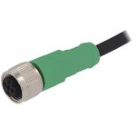SAC-3P-10,0-PVC/M12FS, Соединительный кабель, M12, PIN ...
