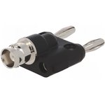 1269, RF Adapters - Between Series ADAPTER,BNC FEMALE TO DOUBLE BAN PLUG