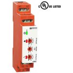 LMAT 12-48V AC/DC, LMAT Series DIN Rail Mount Timer Relay, 12 → 48V ac/dc ...