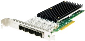 Фото 1/5 Сетевой адаптер PCIE 10GB FIBER 4SFP+ LREC9804BF-4SFP+ LR-LINK