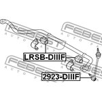 2923-DIIIF, 2923DIIIF_тяга стабилизатора переднего!\ Land Rover Discovery III ...