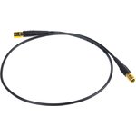 1337815-2, RF Cable Assembly, SMB Male Straight - SMB Male Straight, 500mm, Black