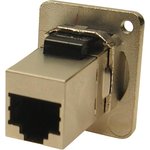 CP30225SM3, Адаптер в линию, каркас из металла, RJ45, RJ45, Переходник ...