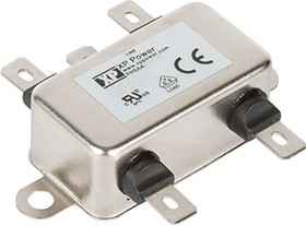 Фото 1/4 FHSAA10A1FR, FHSA 10A 264 V ac 0 400Hz, Chassis Mount EMI Filter, Quick Connect, Single Phase