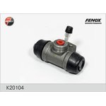 K20104, Цилиндр тормозной колесный 20,64-, Audi 100 90-94, 80 91-96 ...