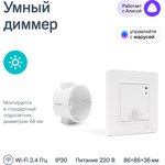 D-10000-03, Умный выключатель-диммер + датчик 4в1 Luxe/WiFi/BLE