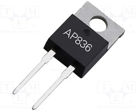 AP836-2R2J, Резистор толстопленочный, THT, TO220, 2,2 Ом, 35Вт, ±5%, -55-155°C