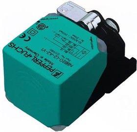 Фото 1/6 NBB20-L2-E2-V1, Inductive Block-Style Proximity Sensor, 20 mm Detection, PNP Output, 10 30 V dc, IP69K