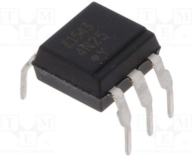 4N25M, Transistor Output Optocouplers PTR 20%, 2.5KV
