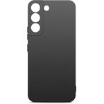 Чехол (клип-кейс) BORASCO для Samsung Galaxy S22+, черный (матовый) [70116]