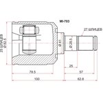 MI-703, ШРУС ВНУТРЕННИЙ LH KIA SPORTAGE 04-10