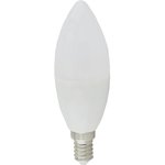 PEL00536, 6W LED Frosted Candle Bulb, E14, Non-Dimmable, 6000K Daylight White