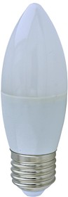 PEL00843, 6W LED Frosted Candle Bulb, E27, Non-Dimmable, 3000K Warm White