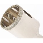 726383, Сверло алмазное по керамограниту, 38 х 67 мм, 3-гранный хвостовик