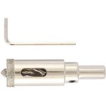 726143, Сверло алмазное по керамограниту, 14 х 67 мм, 3-гранный хвостовик