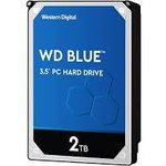 Жесткий диск Western Digital HDD SATA-III 2Tb Blue WD20EZAZ, 5400rpm ...