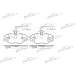 PBP1000, Колодки тормозные дисковые передн CITROEN: EVASION 94-02 ...