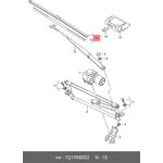 1Q1998002, Щетки стеклоочистителя 600/475мм бескаркасные, к-кт VW GOLF VI 2010- ...