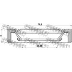 95GAY-65790808C, Сальник привода 65X79X8
