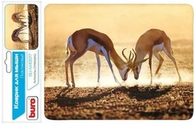 Фото 1/4 Коврик для мыши Buro BU-M40077 (S) рисунок/антилопы, PVC, 230х180х2мм