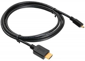 Фото 1/3 Кабель аудио-видео Buro HDMI 1.4, HDMI (m) - Micro HDMI (m) , ver 1.4, 1.8м, черный [microhdmi-hdmi-1.8]