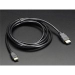 2775, Adafruit Accessories Mini HDMI to HDMI Cable - 5 feet