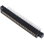 BA000060000E000, Edge Connector, 44-Contacts, 3.96mm Pitch, 2-Row, Solder Termination