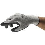 48705080, Edge Grey Nylon Work Gloves, Size 8, Medium, Polyurethane Coating