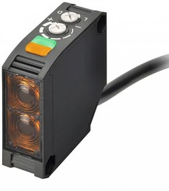 Датчик фотоэлектрич прямоуг., красн/ LED, дифф.,2.5м, AC/DC,реле, на свет/на темноту E3JK-DR112M OMI