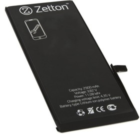 Фото 1/2 Аккумуляторная батарея (аккумулятор) для iPhone 7 Plus 2900mAh (Zetton)