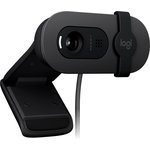Веб-камера Logitech Webcam Brio 100, 1920x1080, GRAPHITE, защитная шторка ...
