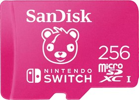 Фото 1/2 SDSQXAO-256G-GN6ZG, Флеш карта microSD 256GB SanDisk microSDXC Class 10 UHS-I A1 C10 V30 U3 for Nintendo Switch 100/90 MB/s