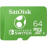 SDSQXAO-064G-GN6ZN, Флеш карта microSD 64GB SanDisk microSDXC Class 10 UHS-I A1 ...